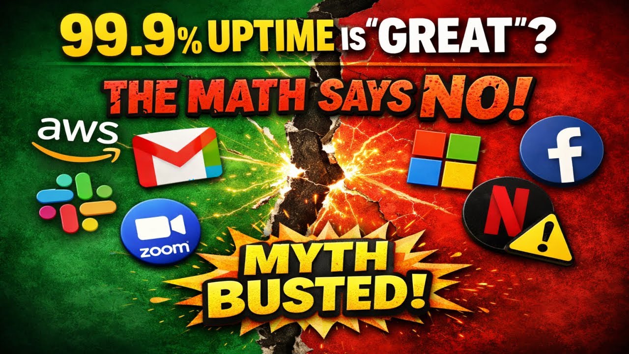 99.9% Uptime Is “Great”? The Math Says No — Myth Busted