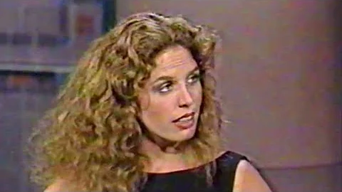 Megan Gallagher on David Letterman - 1989