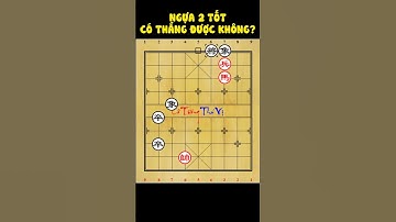 Cờ Tướng Tàn Cục EXPERT P.138 - Pháo 3 Chốt Cặp Voi Khó Chống Lại Ngựa 2 Tốt #cotuongthuvi #shorts