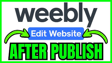 How To EDIT Weebly Website After Publishing (QUICK & EASY) 2025