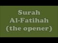 Muhammad Thaha Al Junayd child Surah Al Fatihah English Shahih Translations