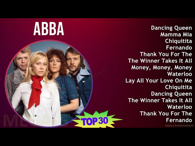 ABBA 2024 MIX Playlist - Dancing Queen, Mamma Mia, Chiquitita, Fernando class=