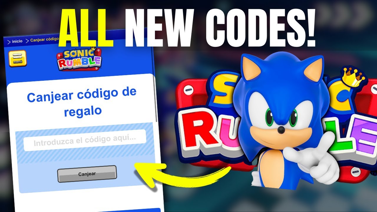 Sonic Rumble Codes FREE 💎🎁 All Working Redeem Codes (2026) & How to ...