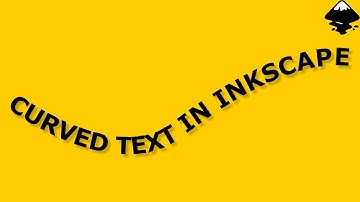 How to create curved text in Inkscape