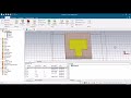 4.3 Simulation setup for antenna geometry in CST