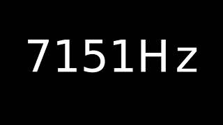 Speaker Sound Test 7151Hz
