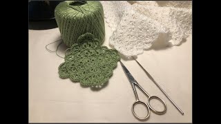 How To Crochet A Beautiful Shell Blanket using thread