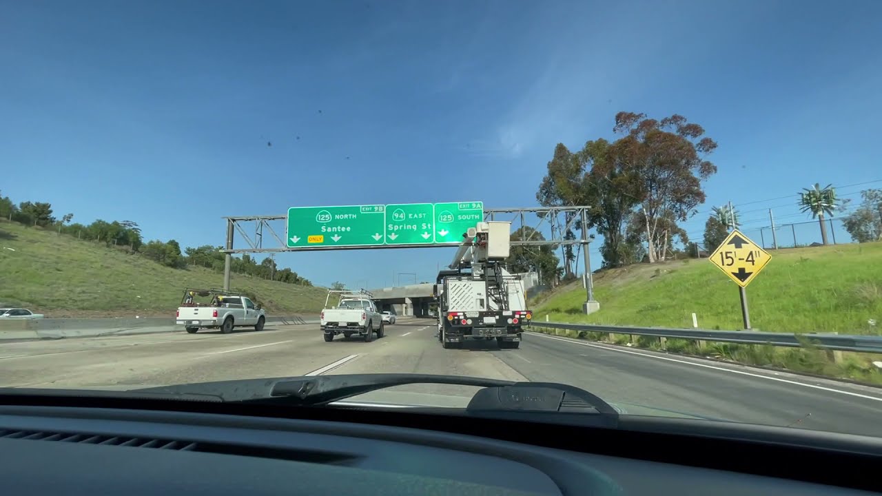San Diego Drive - Eastbound 94 Freeway - April 2021 - YouTube