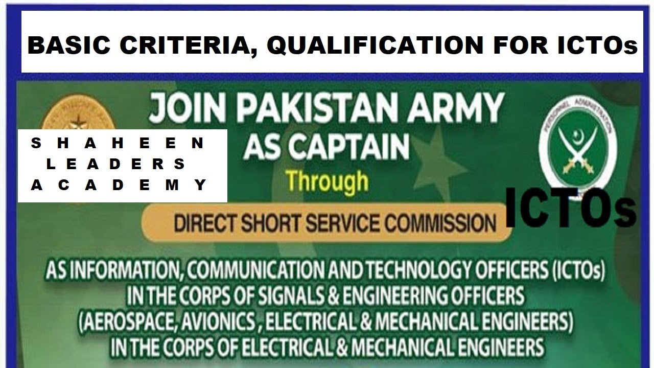 CRITERIA TO JOIN ARMY AS INFORMATION COMMUNICATION TECHNOLOGY OFFICER criteria-to-join-army-as-information-communication-technology-officer