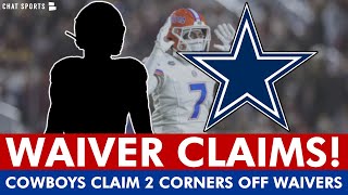 BREAKING: Cowboys Claim 2 Players Off Waivers In CBs Trikweze Bridges & Reddy Steward | Cowboys News