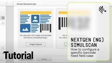 Zebra NG SimulScan Multi-barcode - Specific Barcode - Fixed Field Presence - In Action