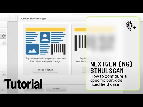 Zebra NG SimulScan Multi-barcode - Specific Barcode - Fixed Field Presence - In Action