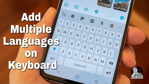 Samsung J7 keyboard settings | How to add language to keyboard samsung | Bivu