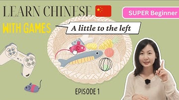 Superbeginner Chinese 🎮 A Little To the Left #1- Comprehensible Input