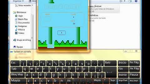 How to create Flappy Bird Game  in Colors with Sound  in Batch
