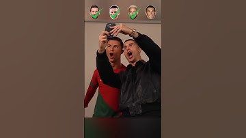 Messi vs Mbappe vs Neymar vs Ronaldo // Meeting Wax Figure #football #shorts #ronaldo