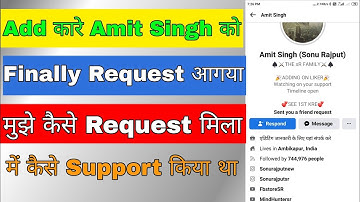 How To Add Amit Singh | Amit Singh Ko Add Kaise Kare 2022 | Facebook King Amit Singh Ko Add Kare