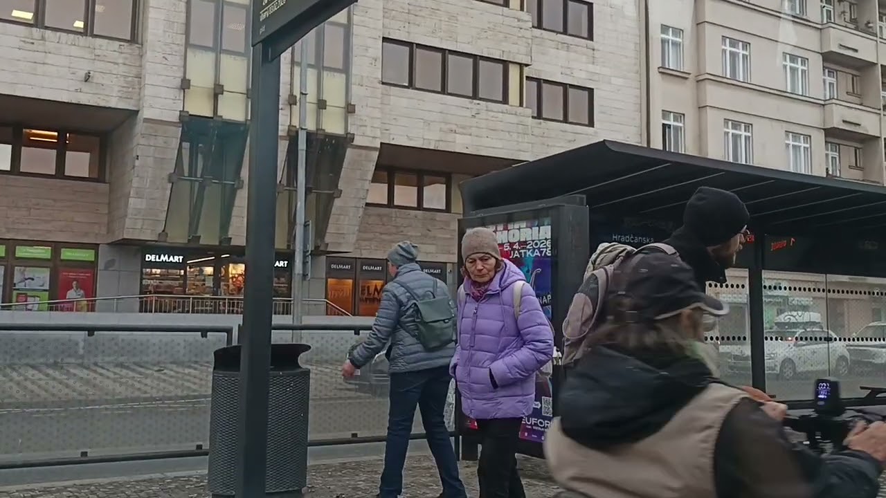 766. 3 2 2026. Praha 6-7. Маршрут трамвая 26.