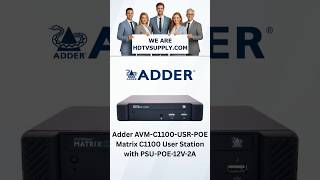 Adder AVM-C1100-USR-POE Matrix C1100 User Station with PSU-POE-12V-2A