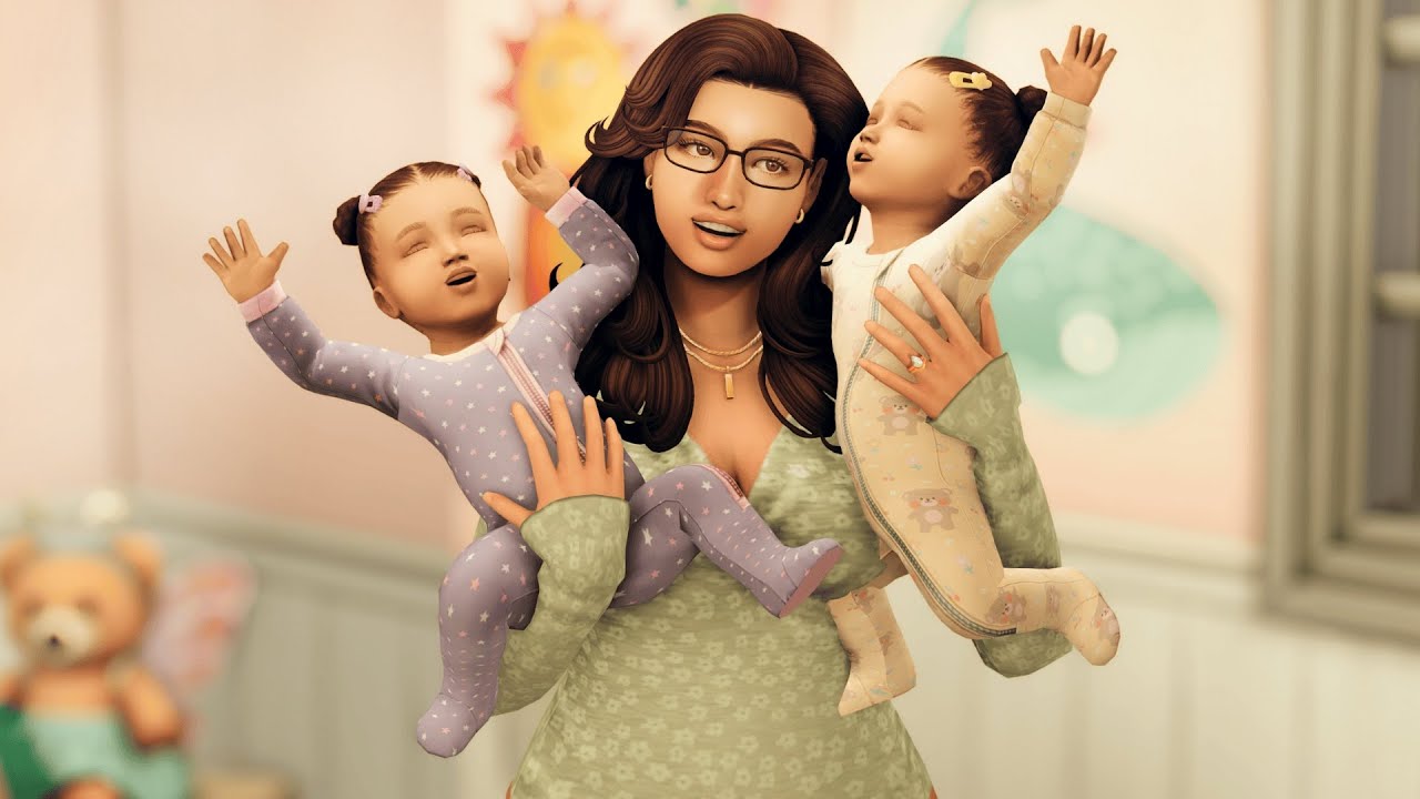 Having Twins in The Sims 4 is HARD