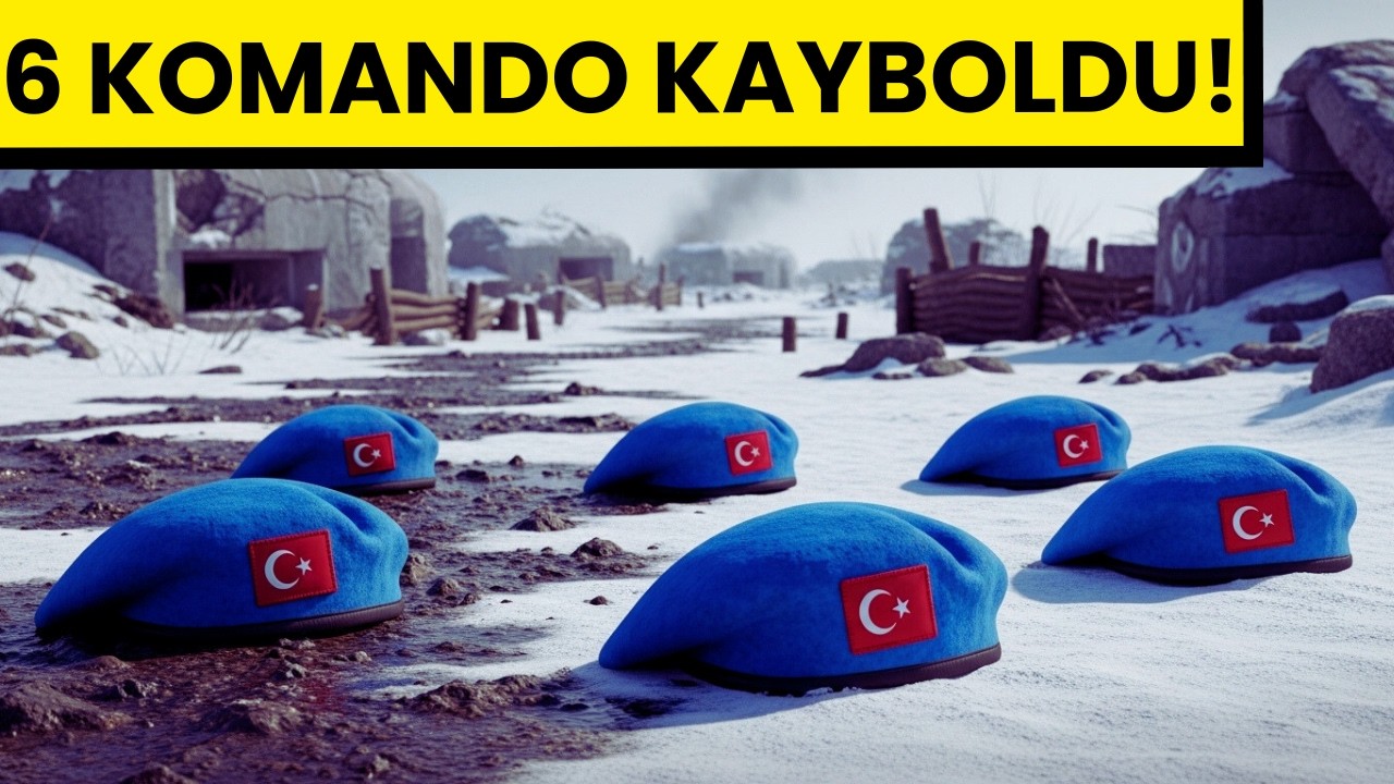 Tunceli'de 6 Komando Bir Anda Kayboldu!