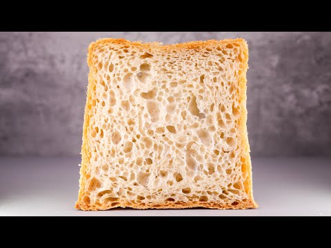 How to Make a Cold Fermented 100% Hydration Sandwich Bread (Crumpet Bread Recipe)