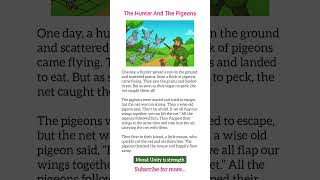 The Hunter and the Pigeons | Short Moral Story for Kids and Beginners