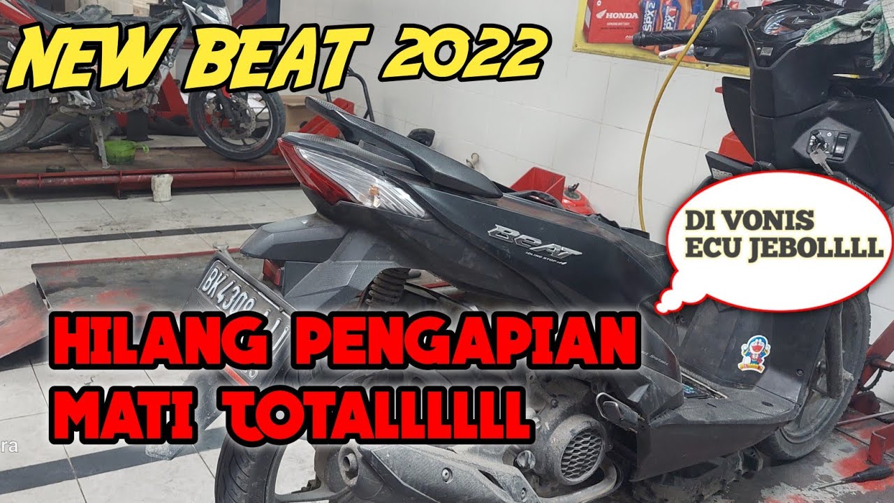 New honda BEAT mati total di vonis ecu jebol - YouTube