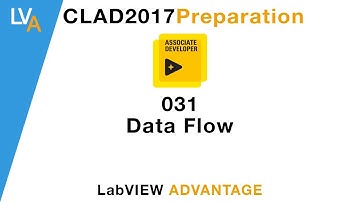 LabVIEW CLAD 031 Data Flow