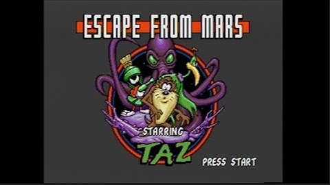 Taz Escape from Mars | Rage moments on mars level |