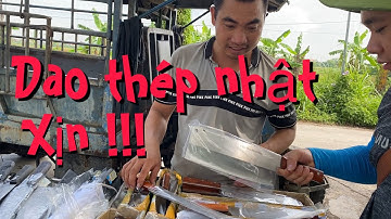 Dao thép nhật, cây liếc dao, dao nhíp xe Đa Sỹ các loại siêu Sắc, khách không thể chê vào đâu được
