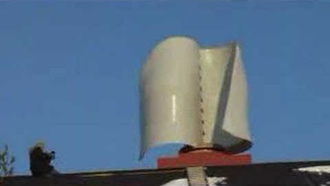 Roof Top Demo: 10kW Magnetically Levitated VAWT