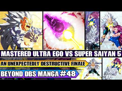 Beyond Dragon Ball Super Mastered Ultra Ego Vegeta Vs Super Saiyan 5 Vegeta Destructive Finale!