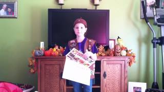 Girl Scouts Fall Product Sale Video 2012