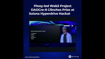 Philippines’ DAOCre-8 Clinches Prize at Solana Hyperdrive Hackathon