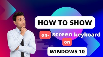 WINDOWS 10 ON-SCREEN KEYBOARD TUTORIAL: STEP-BY-STEP GUIDE #onscreenkeyboard #keyboardnotworking