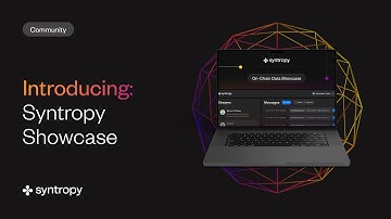 Dive into the Data Stream: Exploring the Future with Syntropy Showcase!