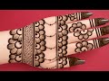 Simple unique stylish back hand mehndi design| easy mehndi design| back hand mehndi| mehndi