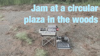 KORG volca modular w/SISMO ICE -Jam at a circular plaza-