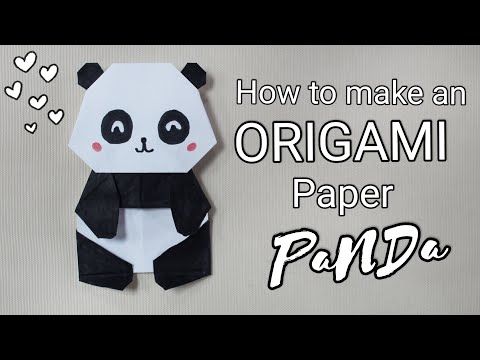 How to make an Origami Paper Panda | Origami Tutorial Panda