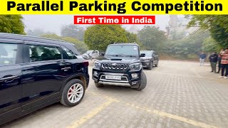 Khatarnaak Drivers 🔥First time Parallel Parking Competition in INDIA | Mechanical Jugadu