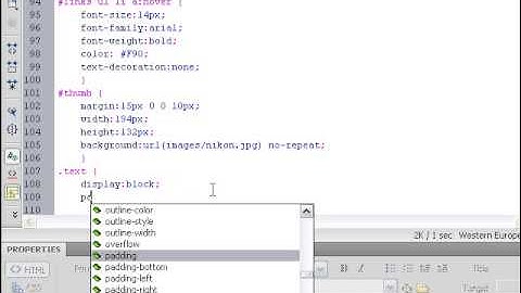 How To Slice and Code Photoshop PSD Template Thumbs Lesson 12