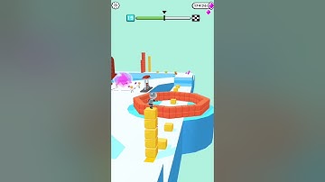 Cube Surfer | All Levels Gameplay (iOS, Android) | #Shorts