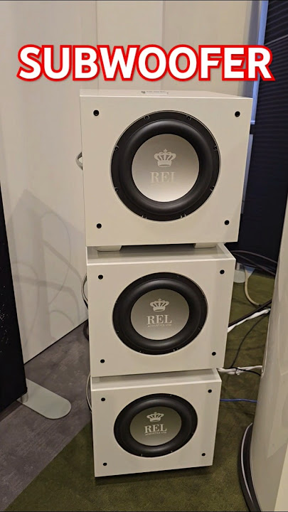 SUBWOOFER REL Serie S/812 - Active Woofer Speaker Box - 800-watt NextGen 5 Class D Amplifier