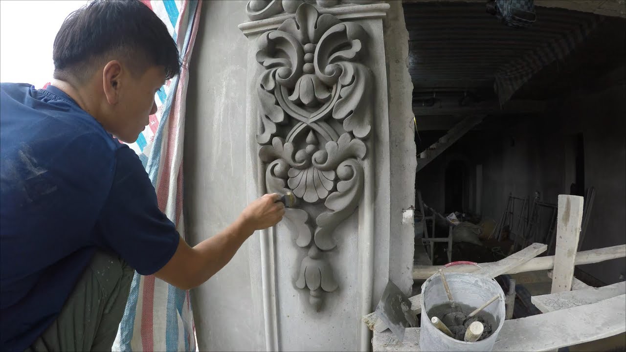 How I create unique cement relief sculptures.