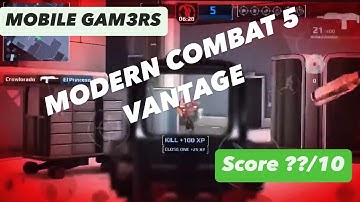 Modern Combat 5 Vantage Multiplayer IPhone 6