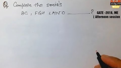 Gate 2018 mechanical engineering afternoon session question paper solution part -6