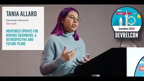 Mentored sprints for diverse beginners -- Tania Allard