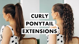 How to: Curly Ponytail Extensions