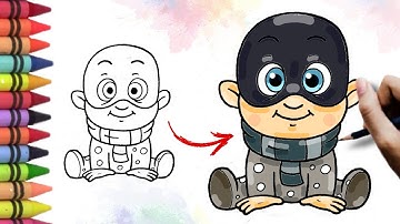 How To Draw Felonius Gru Jr. | Despicable Me